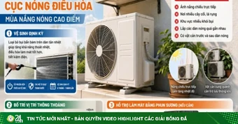 Nắng nóng cao điểm, làm sao để cục nóng điều hòa không “kiệt sức”?