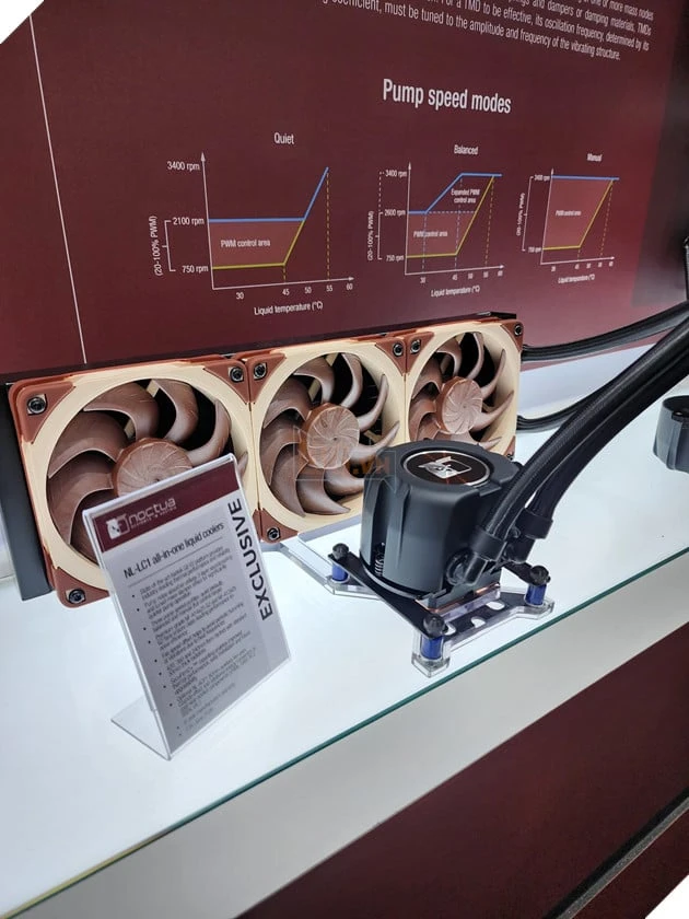 Noctua ra mắt tản nhiệt nước AIO đầu tiên: Tập trung vào độ ồn thấp, dùng nền tảng Asetek Emma V2
