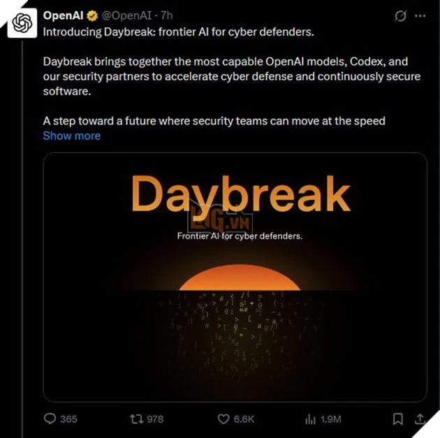 OpenAI ra mắt Daybreak: Tham vọng biến AI thành “lá chắn” an ninh mạng thế hệ mới OpenAI ra mắt Daybreak: Tham vọng biến AI thành “lá chắn” an ninh mạng thế hệ mới