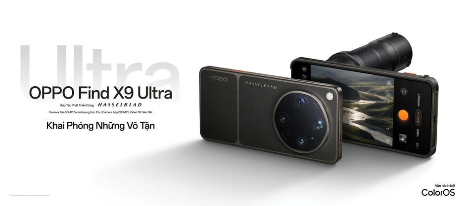 OPPO Find X9 Ultra và Find X9s ra mắt: Mang Hasselblad đến tay người dùng Việt