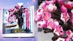 PC RTX 5080 giá hơn 14.000 USD gây chú ý với 70 bông hoa anh đào biết "nở" theo nhiệt độ