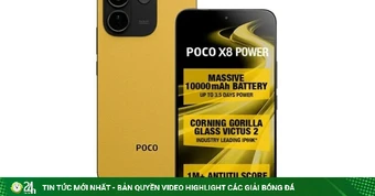 Poco X8 Power gây sốc với pin 10.000 mAh cùng giá rẻ bất ngờ