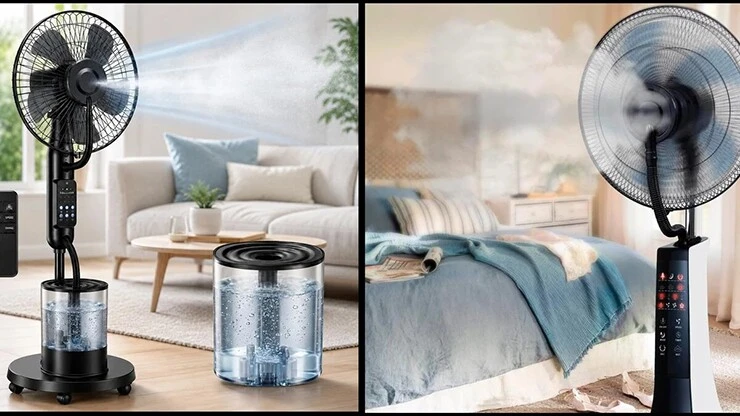 Sử dụng quạt phun sương ngoài trời - giải pháp làm mát hiệu quả và những điều cần lưu ý