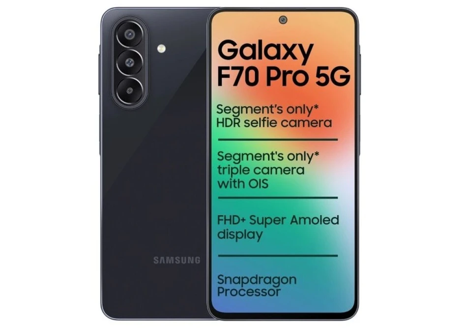 Ra mắt Galaxy F70 Pro: Giá chỉ từ 6,6 triệu đồng, pin 6000 mAh