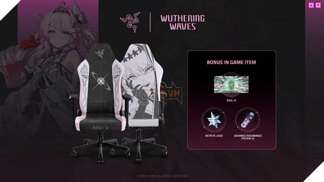 Razer Trình Làng Bộ Gaming Gear WUTHERING WAVES: Kích Hoạt Cộng Hưởng, Chế Ngự Sóng Gầm