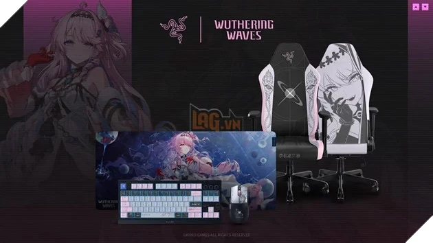 Razer Trình Làng Bộ Gaming Gear WUTHERING WAVES: Kích Hoạt Cộng Hưởng, Chế Ngự Sóng Gầm