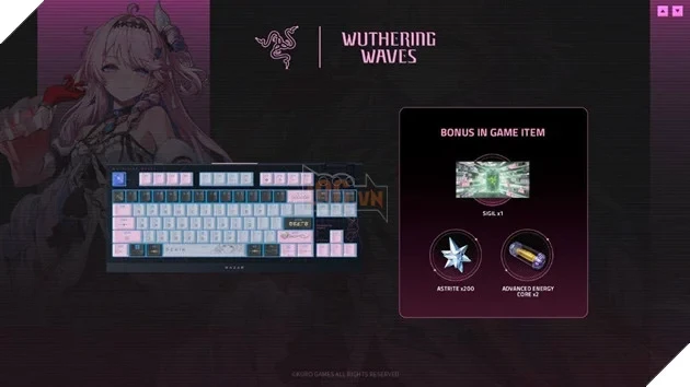 Razer Trình Làng Bộ Gaming Gear WUTHERING WAVES: Kích Hoạt Cộng Hưởng, Chế Ngự Sóng Gầm