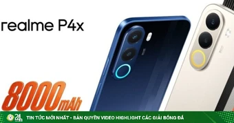 Realme P4x 4G ra mắt: Pin 8.000 mAh, giá 5,08 triệu đồng