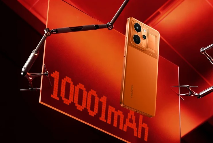 Realme tung smartphone pin khủng 10.0001mAh, có màu cam như iPhone 17 Pro Max Realme tung smartphone pin khủng 10.0001mAh, có màu cam như iPhone 17 Pro Max
