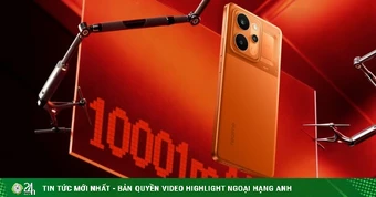 Realme tung smartphone pin khủng 10.001mAh, có màu cam như iPhone 17 Pro Max