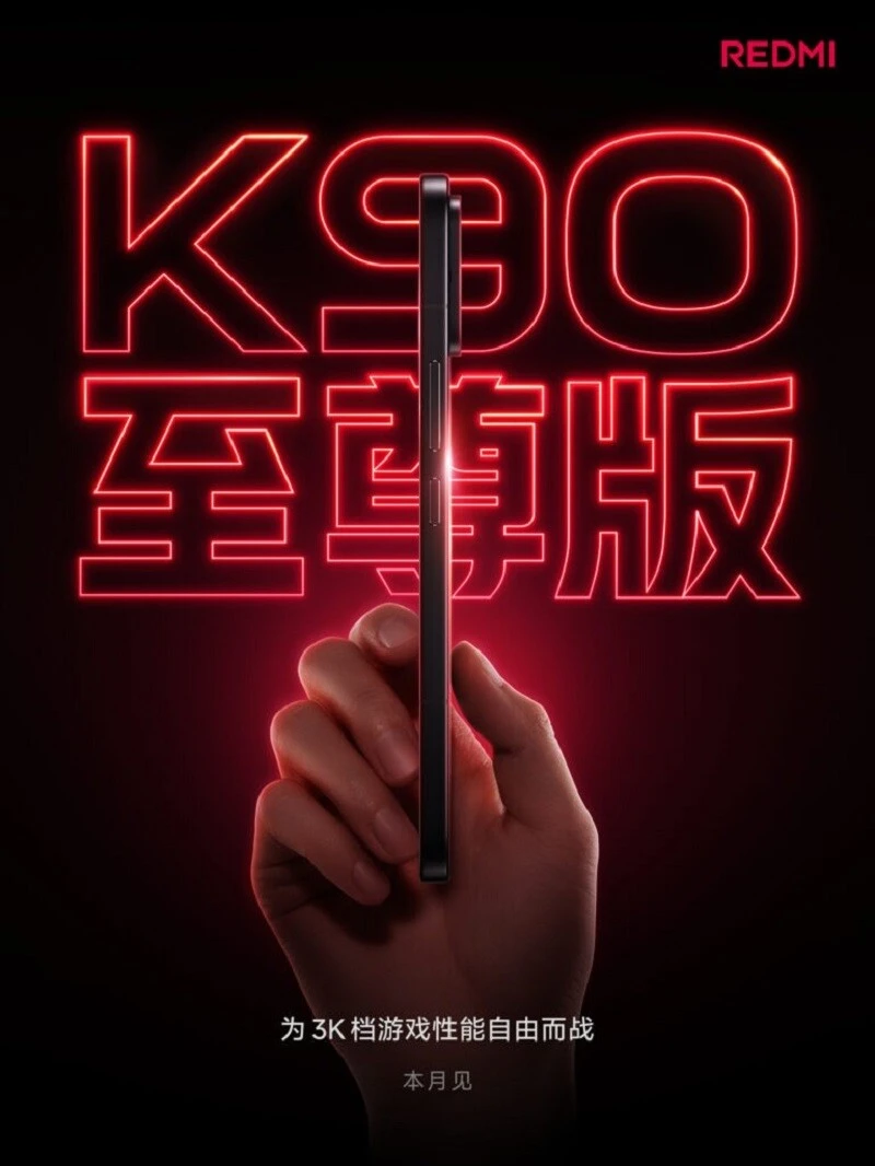 Redmi K90 Ultra có thể là “vũ khí gaming” mới với pin khủng, tản nhiệt chủ động