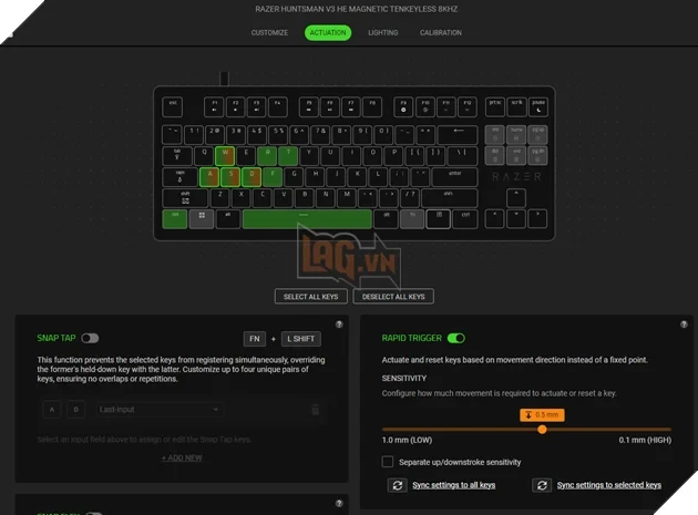 Đánh giá bàn phím Razer Huntsman V3 HE Magnetic 8KHz: Hall Effect vượt xa tốc độ
