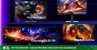 Samsung ra mắt 4 màn hình chơi game OLED với tần số quét lên tới 1.100Hz