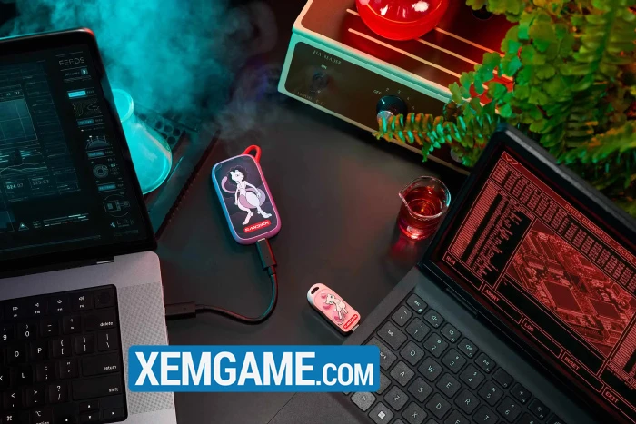 Thiết kế Mew và Mewtwo trên thiết bị lưu trữ SanDisk Pokémon 30 năm Thiết kế Mew và Mewtwo trên thiết bị lưu trữ SanDisk Pokémon 30 năm