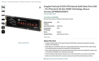 Seagate "đánh rơi" siêu phẩm FireCuda X1070: SSD Gen4 đầu tiên sau một năm vắng bóng