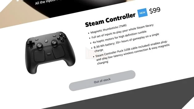 Steam Controller cháy hàng sau 30 phút, game thủ yêu cầu Valve nâng cấp hệ thống đặt hàng
