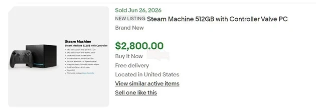Steam Machine Trở Thành Nạn Nhân Mới Nhất Của Tình Trạng Đầu Cơ