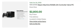 Steam Machine Trở Thành Nạn Nhân Mới Nhất Của Tình Trạng Đầu Cơ