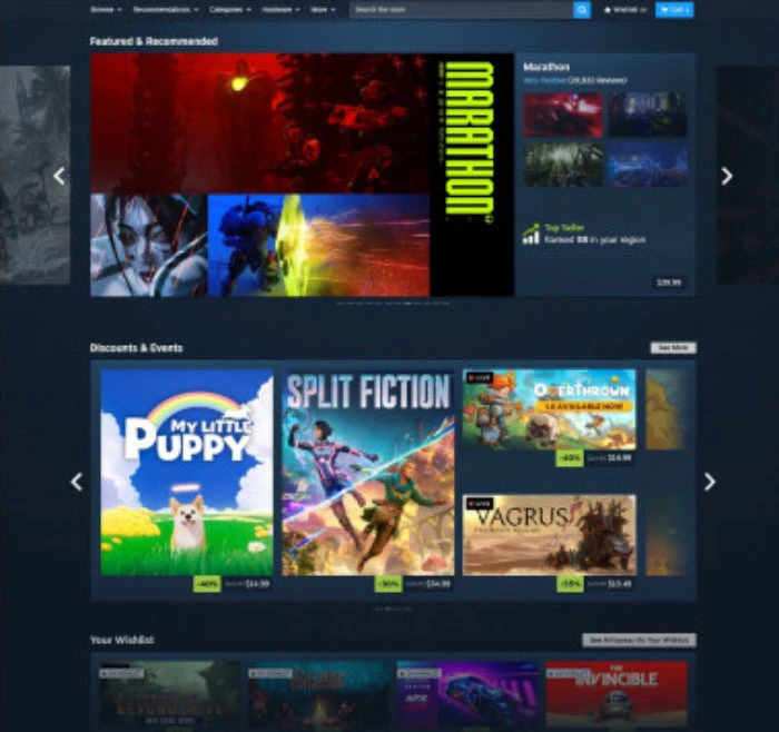 Steam sắp nâng cấp trang chủ để giúp việc tìm kiếm game mới dễ dàng Steam sắp nâng cấp trang chủ để giúp việc tìm kiếm game mới dễ dàng
