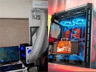 Thấy máy tính quá nóng, nam game thủ "kết nối" với điều hòa cho mát và cái kết được cảnh báo trước