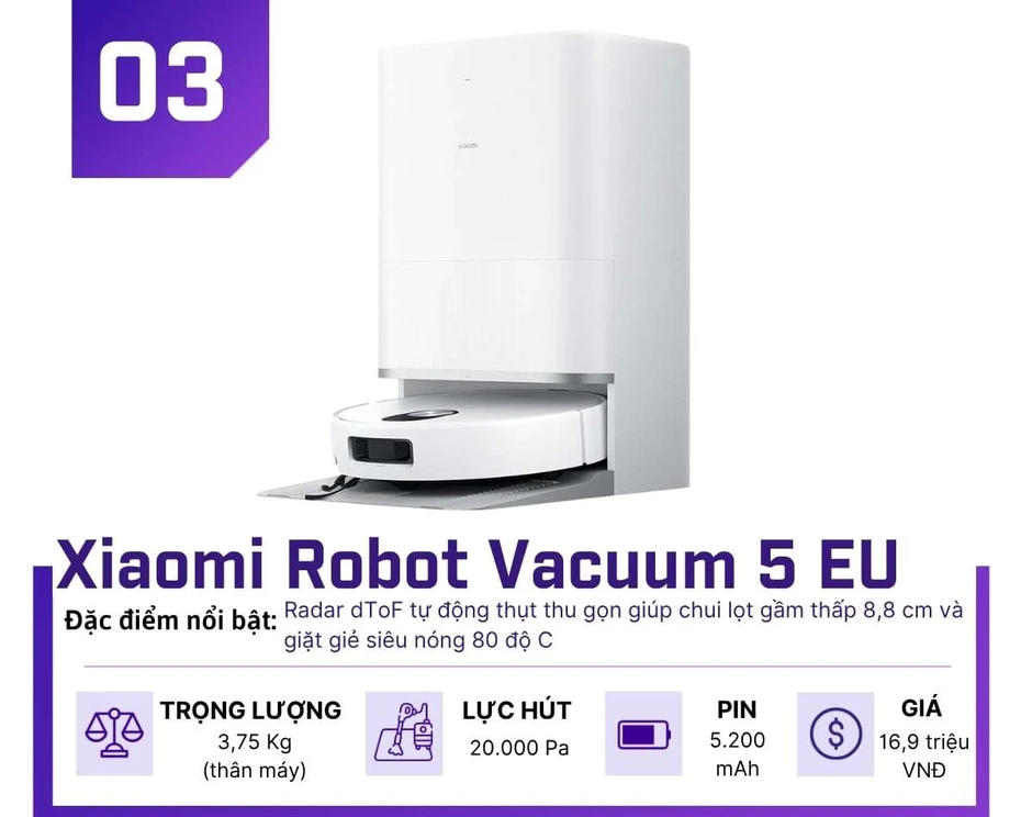 Top 4 robot hút bụi, lau nhà thông minh cho gia đình hiện đại