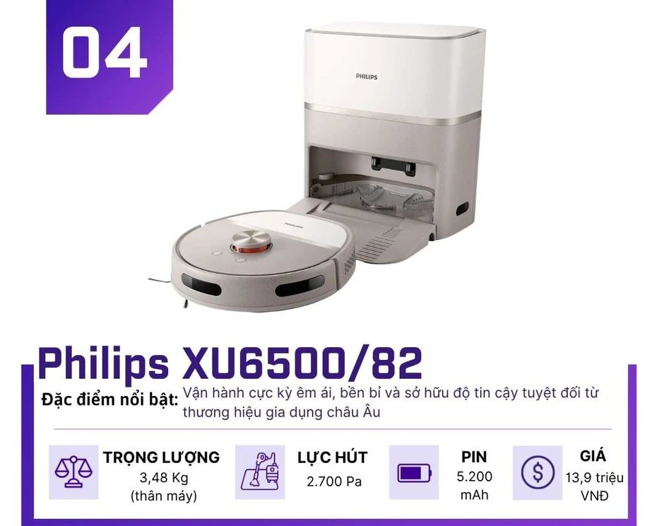 Top 4 robot hút bụi, lau nhà thông minh cho gia đình hiện đại