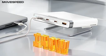 Trạm sạc để bàn Movespeed MSA05 165W: Mảnh ghép cần có trên bàn làm việc