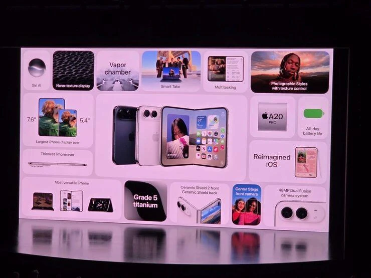 TRỰC TIẾP: Apple trình làng iPhone 18 Pro, iPhone 18 Pro Max và iPhone Duo màn hình gập