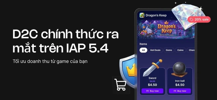 Unity ra mắt SDK mua hàng trong ứng dụng “Unity IAP 5.4”