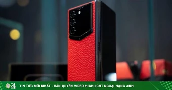 Vertu tung smartphone màn hình gập Alphafold: Dát vàng 18K, nạm kim cương thiên nhiên