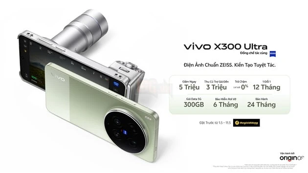 vivo Chính Thức Ra Mắt X300 Ultra: Công Cụ Sáng Tạo Chuyên Nghiệp Tích Hợp Bộ Sưu Tập Ống Kính Bậc Thầy ZEISS vivo Chính Thức Ra Mắt X300 Ultra: Công Cụ Sáng Tạo Chuyên Nghiệp Tích Hợp Bộ Sưu Tập Ống Kính Bậc Thầy ZEISS