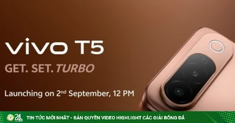 Vivo T5 5G chốt ngày ra mắt: Pin 7.050 mAh, màn hình 144Hz
