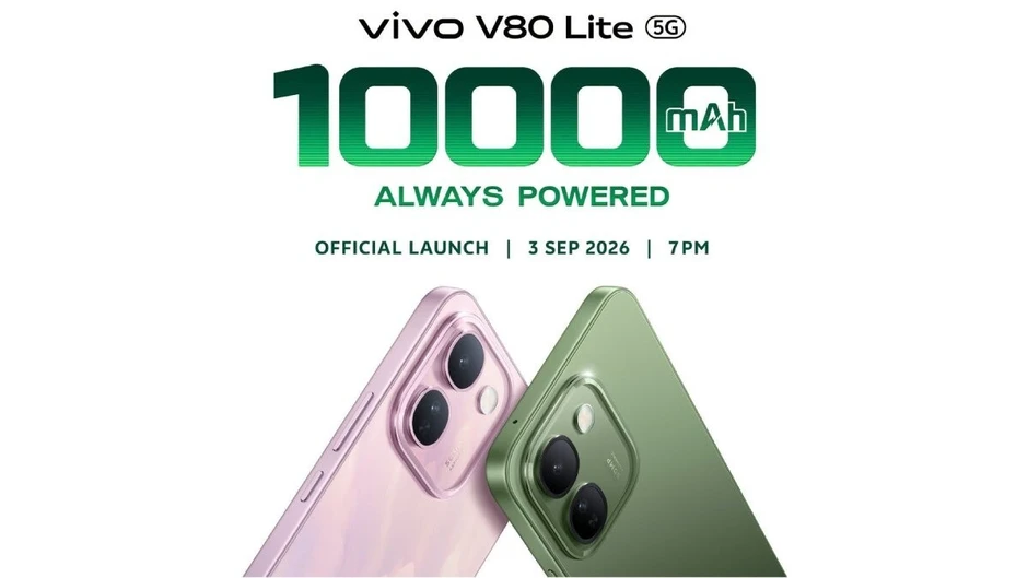 Vivo V80 Lite 5G pin 10.000 mAh siêu khủng - thiết kế trẻ trung, thời thượng