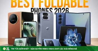 Xếp hạng smartphone màn hình gập tốt nhất tháng 6/2026