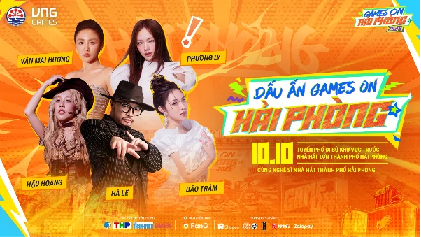 Hơn 20 tựa game hot từ VNGGames đổ bộ Games ON: Hải Phòng 2026! Hơn 20 tựa game hot từ VNGGames đổ bộ Games ON: Hải Phòng 2026!