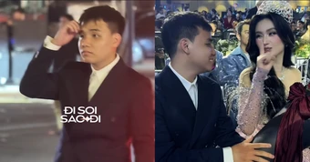 "Tóm dính" Ý Nhi và bạn trai sau đêm Chung kết, có một hành động chưa Hoa hậu nào dám làm!