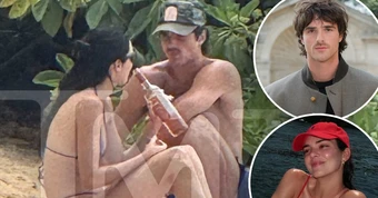 "Tóm gọn" Kendall Jenner hẹn hò tài tử Đồi Gió Hú trên bãi biển