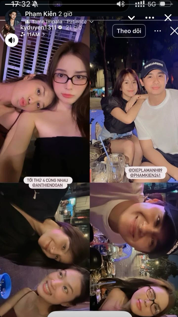 1 bức hình lộ luôn 2 cặp đôi Vbiz