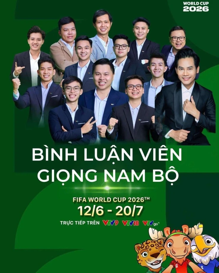 12 BLV giọng Nam Bộ tham gia bình luận World Cup 2026 trên sóng VTV là ai, xuất sắc cỡ nào?