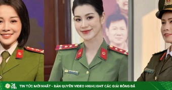 3 nữ diễn viên đóng phim VTV là công an ngoài đời thực, 1 người vừa lên Thiếu tá