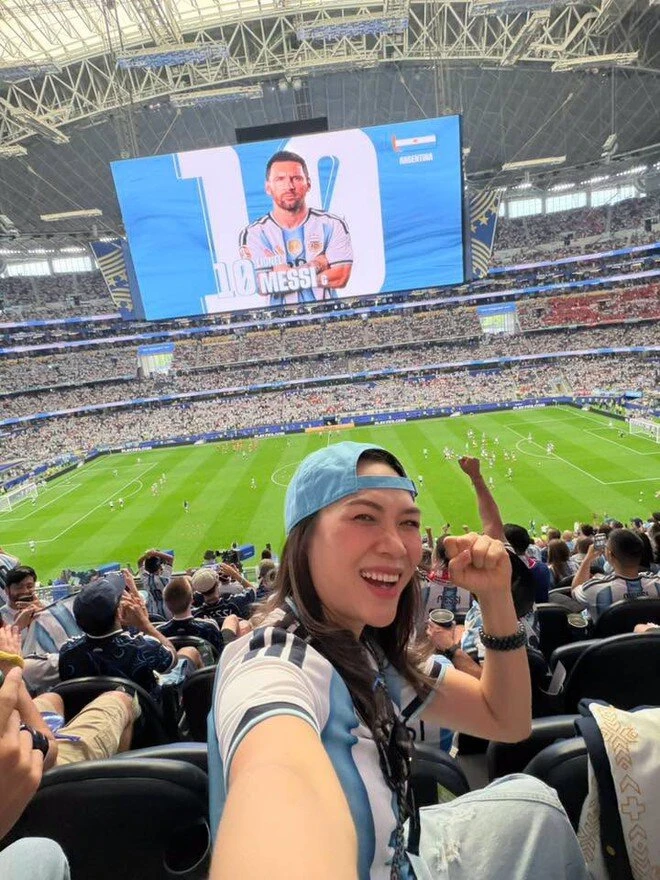4 chữ ngắn gọn Mỹ Tâm nhắn gửi thần tượng Messi sau chung kết World Cup 2026