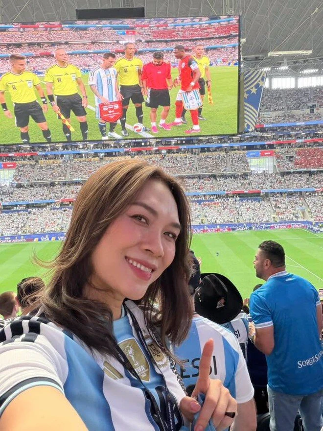 4 chữ ngắn gọn Mỹ Tâm nhắn gửi thần tượng Messi sau chung kết World Cup 2026