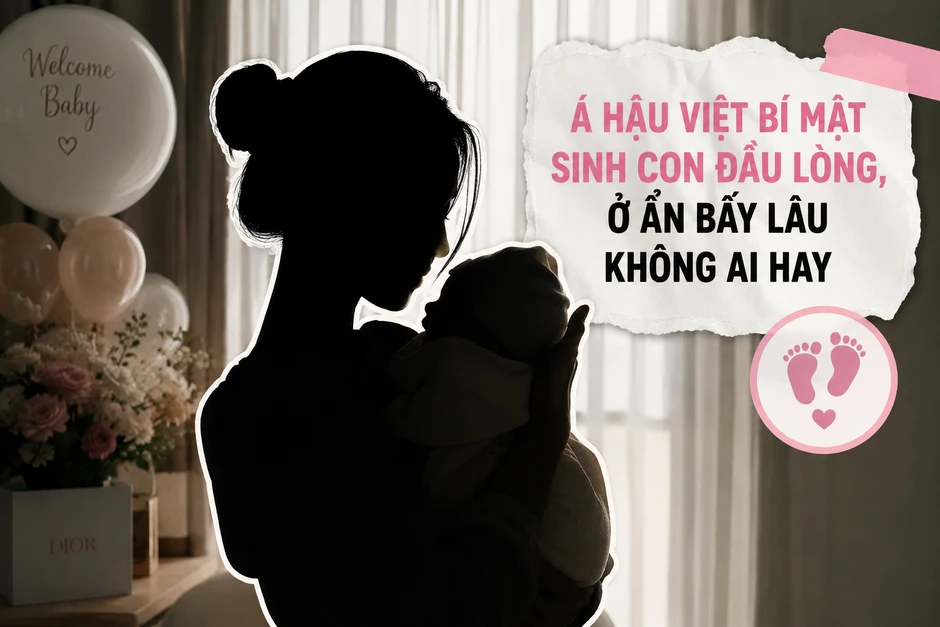 Á hậu Việt đã bí mật sinh con đầu lòng cho đại gia, ở ẩn bấy lâu không ai hay