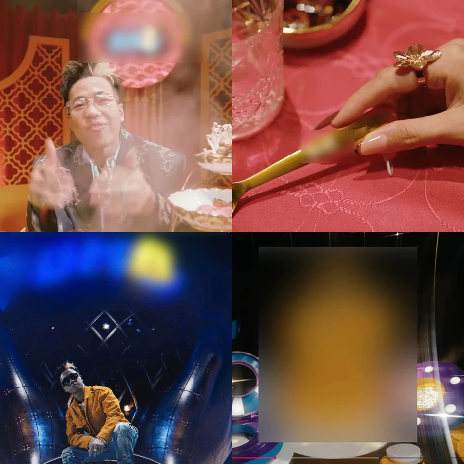 Á quân King of Rap quảng cáo web cá độ