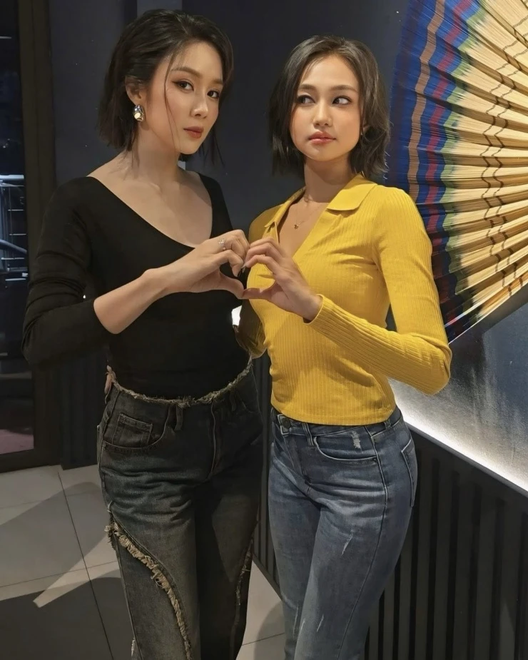 Ảnh sao 12/5: Tiên Nguyễn khoe ảnh thơ ấu chụp cùng mẹ