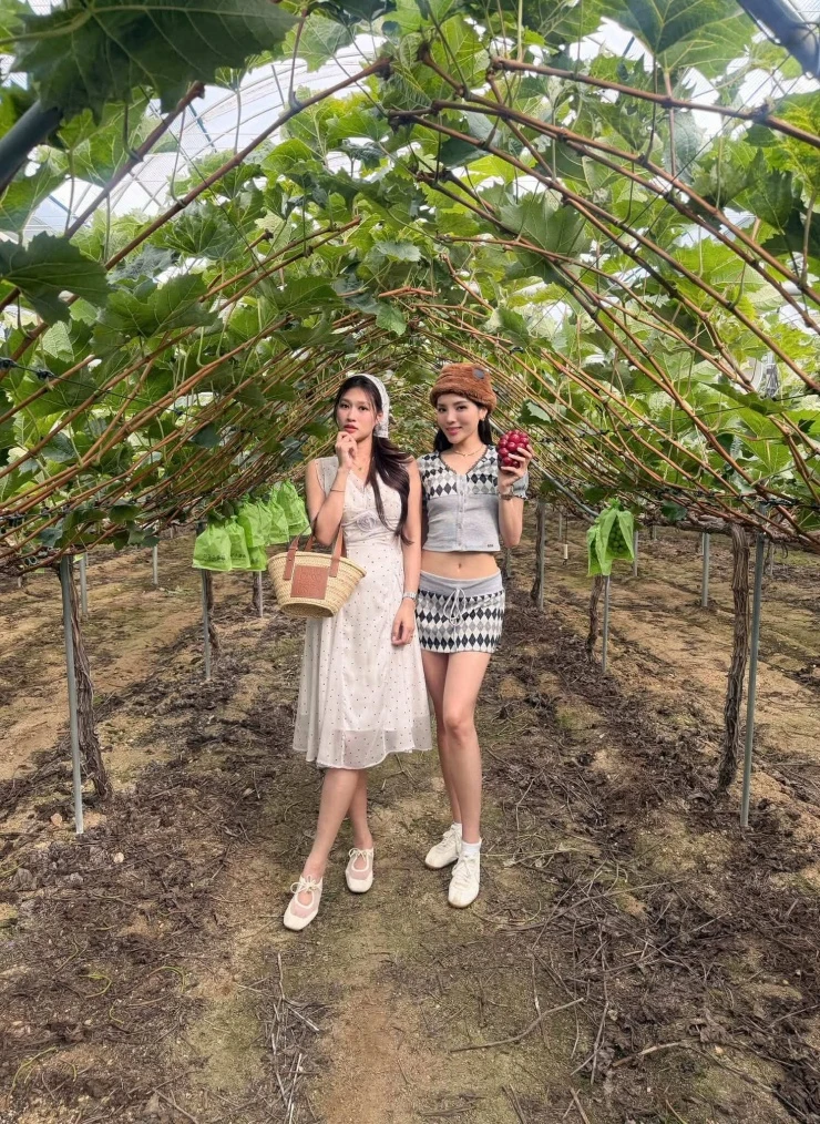 Ảnh sao 13/9: Nhà Thu Trang - Tiến Luật thăm miệt vườn quê ngoại