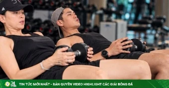 Ảnh sao 15/10: Ngô Thanh Vân - Huy Trần tập gym cùng nhau