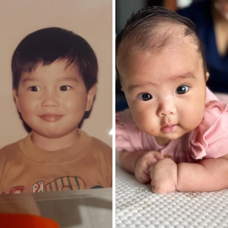 Ảnh sao 2/6: Chồng Ngô Thanh Vân gọi con gái là Huy Trần mini
