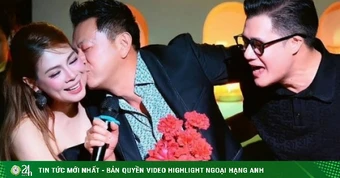 Ảnh sao 22/3: Ông xã hôn Thanh Thảo khi đứng bên Quang Dũng