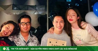 Ảnh sao 22/7: Việt Anh - Quỳnh Nga tình tứ đi ăn với bạn bè